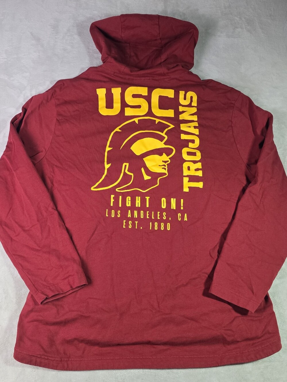 Nike USC Trojans FIGHT ON! NCAA Therma Fit Active Red XXL Pullover Hoodie